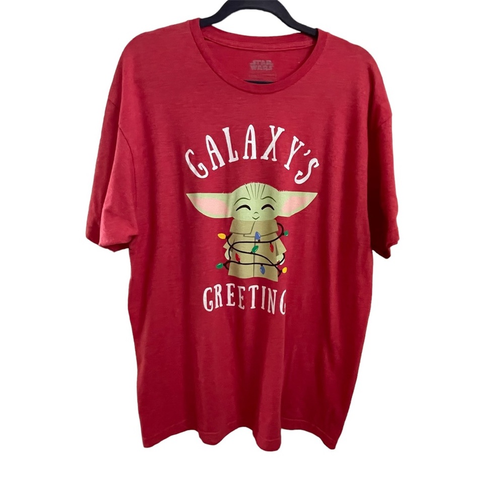 Star Wars Baby Yoda Christmas Graphic Tee - 2XL